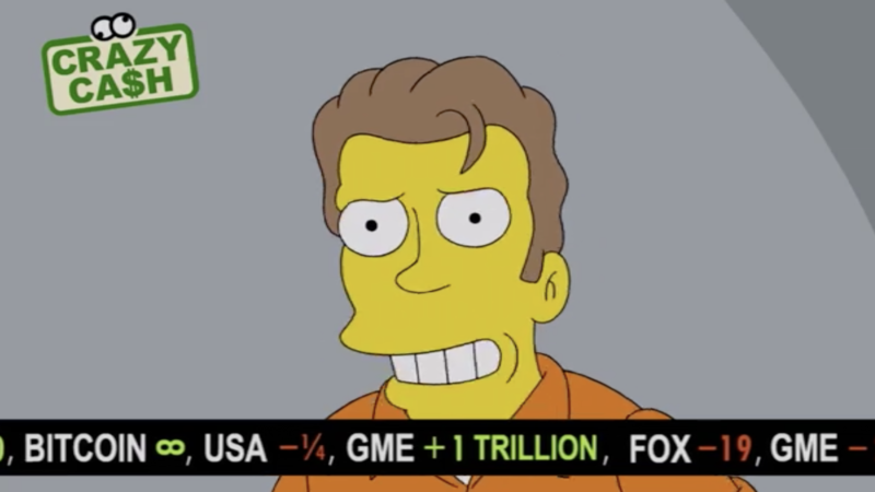 Bitcoin goes yellow as Simpsons episode features BTC price rising to infinity