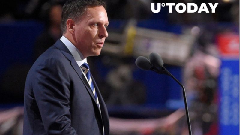 “Bitcoin Maximalist” Peter Thiel Believes That China Weaponizes Top Cryptocurrency