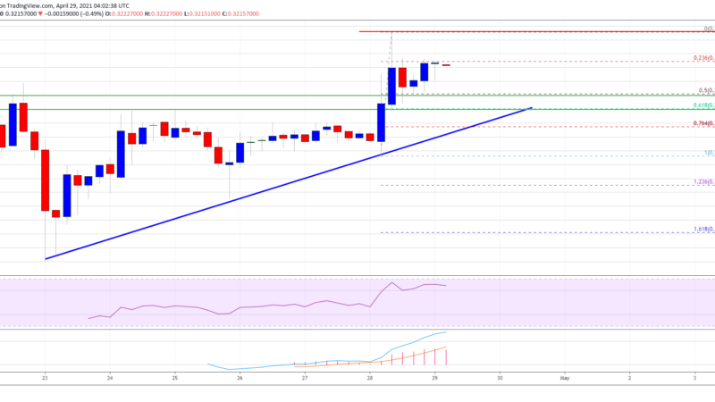 Charted: Dogecoin (DOGE) Eyes Fresh Surge Towards $0.40