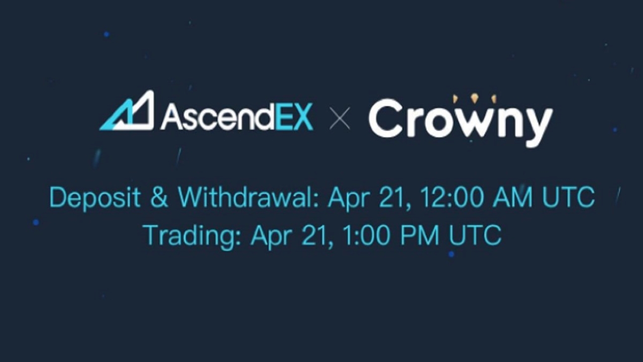 Crowny Listing on AscendEX