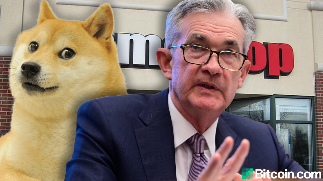 Fed Chair Jerome Powell Says Dogecoin and Gamestop Hype Highlights ‘Froth in Equity Markets’