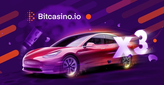 New Bitcasino Game Offers 3 Players the Chance to Win a Tesla Worth €58,560