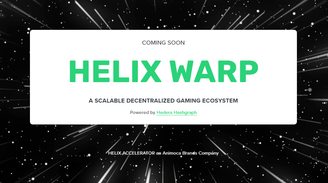 Animoca and Hedera to develop Helix Warp gaming platform and NFT-based football game