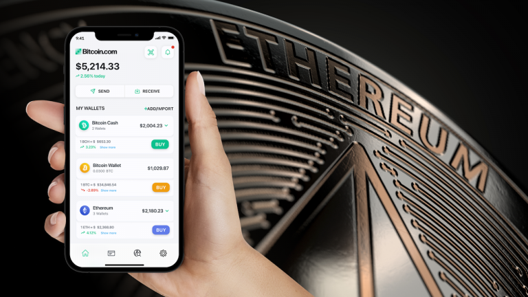 Bitcoin.com Wallet Adds ETH