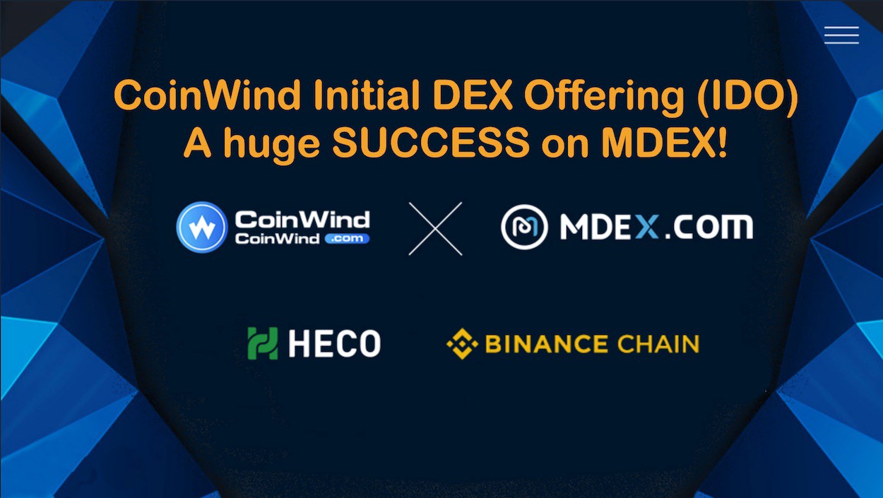 Phase 1 of CoinWind Token’s ($COW) Initial DEX Offering on MDEX is a Spectacular Success