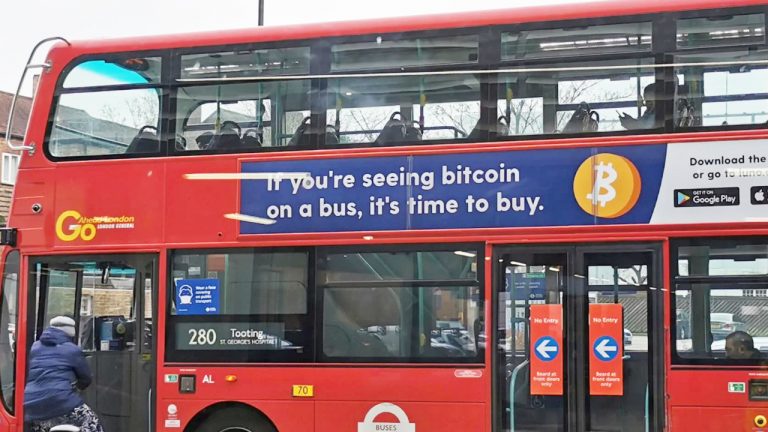 UK Bans ‘Time to Buy’ Bitcoin Ads on Buses and Underground for Being Misleading