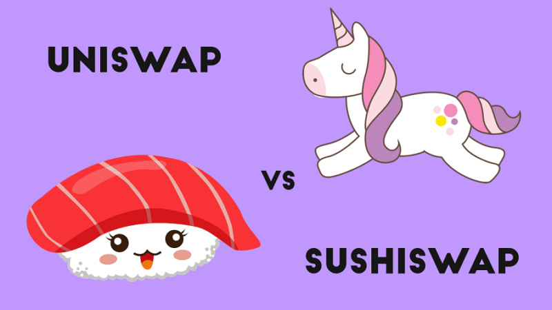 Uniswap (UNI) vs Sushiswap (SUSHI). How To Buy [2021]