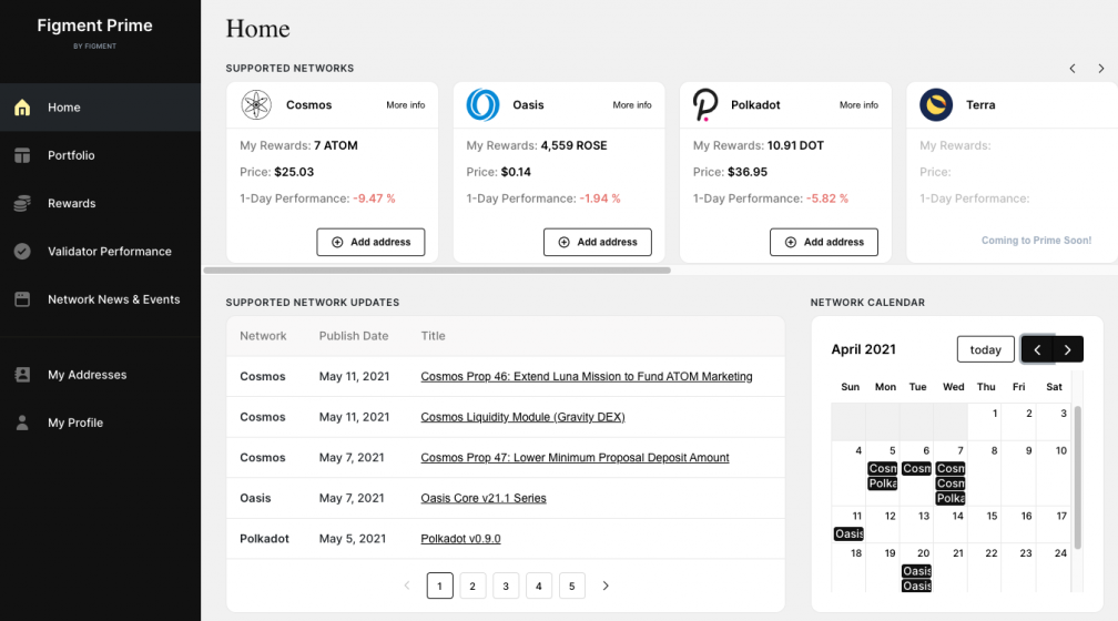 Figment introduces V2 of crypto staking dashboard for advanced portfolio management