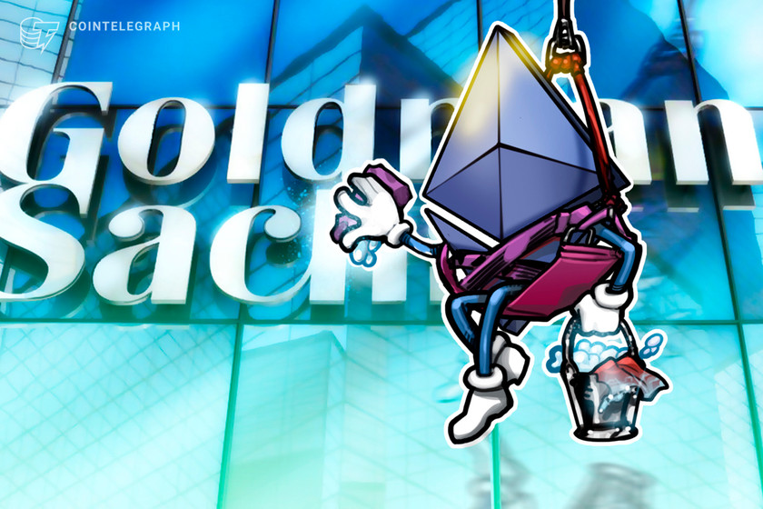 Goldman Sachs’ crypto trading desk expands to Ether