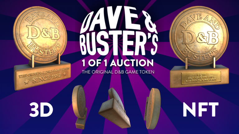 Sweet and Dave & Buster’s Launch Uber-Rare NFT Auction to Benefit Make-A-Wish