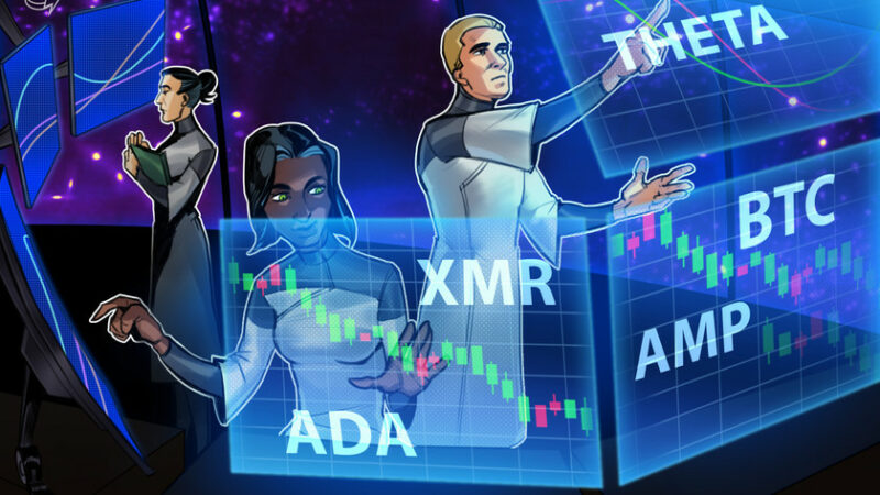 Top 5 cryptocurrencies to watch this week: BTC, ADA, THETA, XMR, AMP
