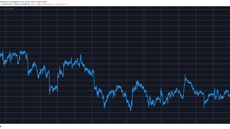 Bitcoin Struggling Around $31K Following Lowest Weekly Close of 2021 (Market Watch)
