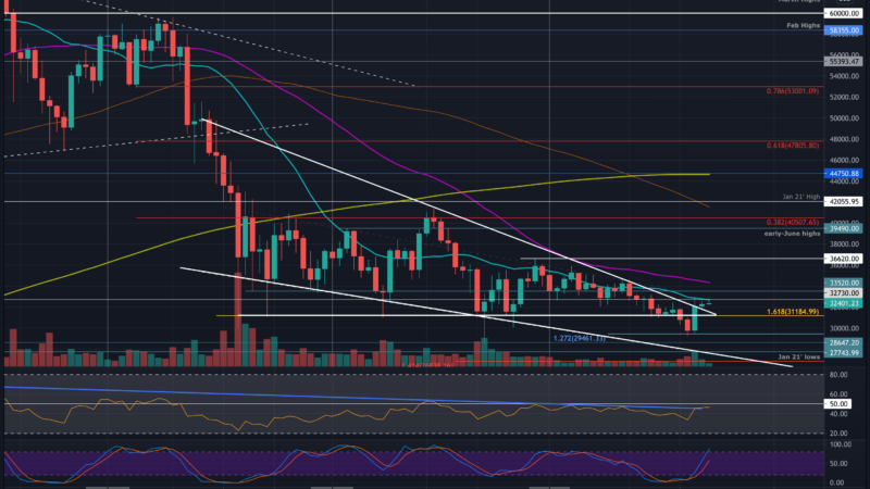 Crypto Price Analysis & Overview July 23rd: Bitcoin, Ethereum, Ripple, Cardano, & Polygon.