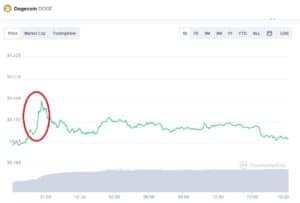Dogecoin Surges 10% as Elon Musk Puts Doge Eyes on Twitter