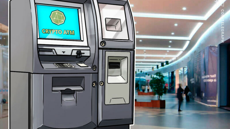Global crypto ATM installations increased by 70% in 2021