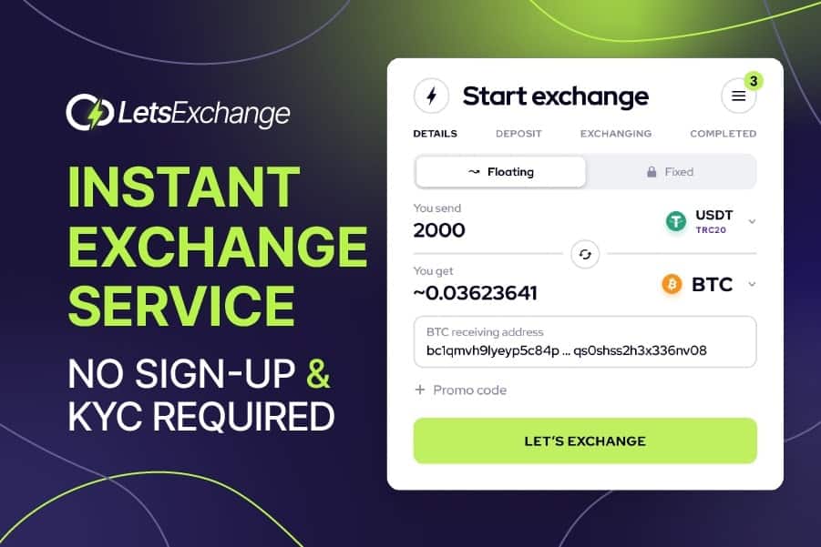 LetsExchange Upgrades Its Platform for Instant Crypto Swaps