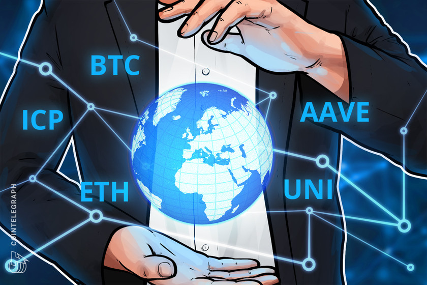 Top 5 cryptocurrencies to watch this week: BTC, ETH, UNI, ICP, AAVE