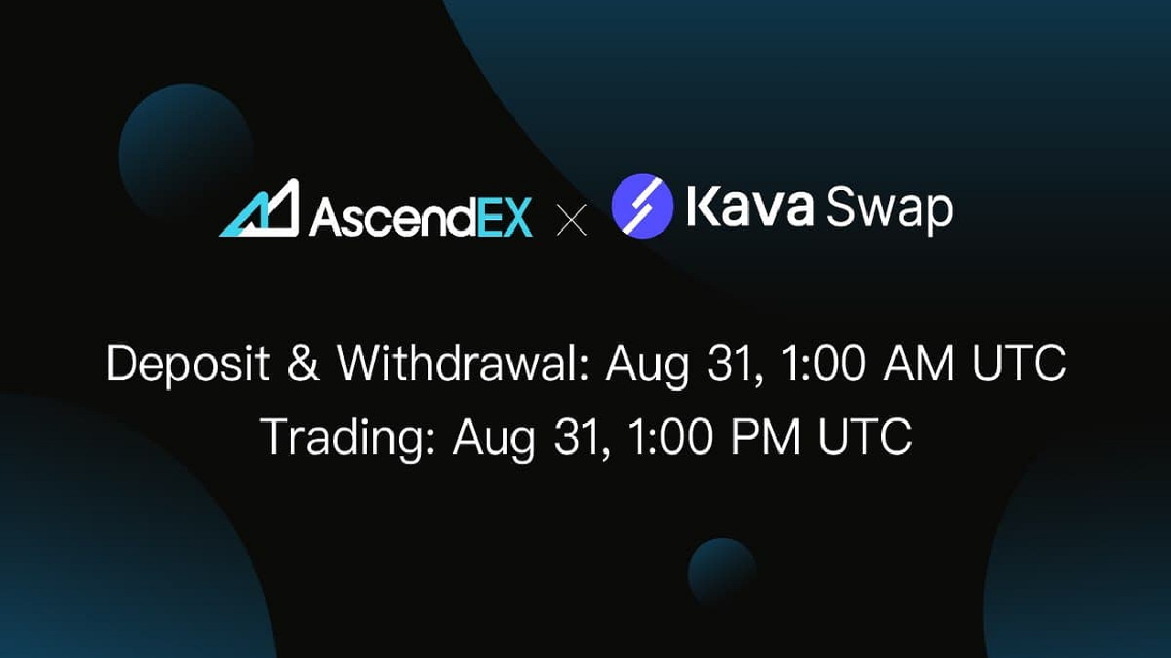 Kava Swap Lists on AscendEX