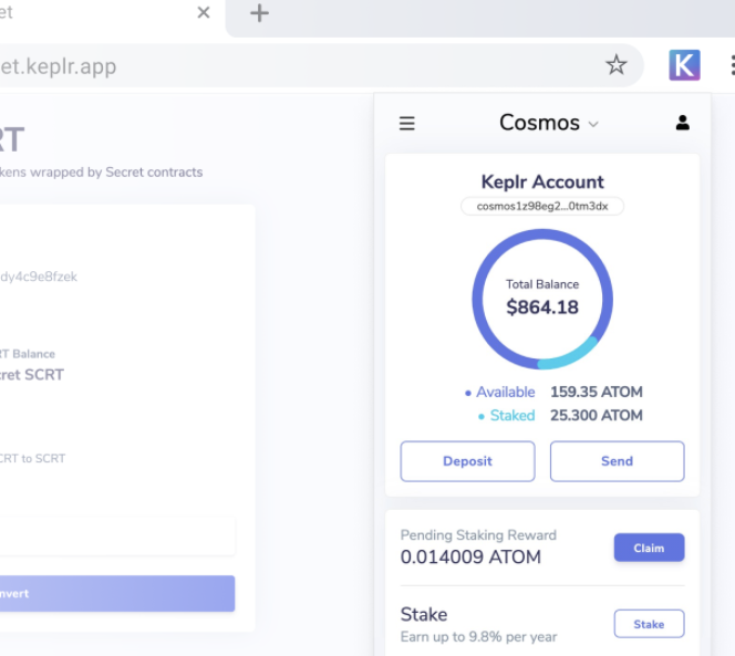 Layer-2 cross-chain protocol Switcheo TradeHub integrates with Cosmos-based wallet Keplr