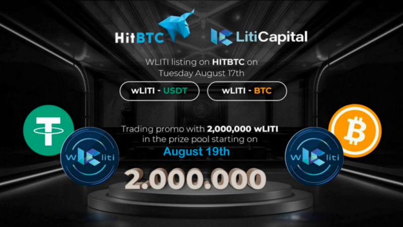 Massive Prize Pool of Two Million wLITI on HitBTC Trading Contest