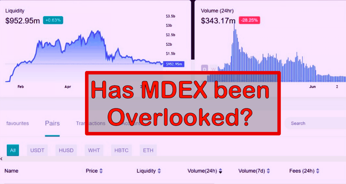 MDEX: An Overlooked Decentralized Exchange?