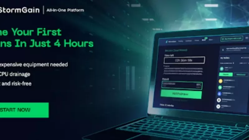StormGain Has a Top Cloud Mining Service!