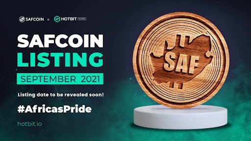 SAFCOIN’s HotBit Listing makes South African History Books