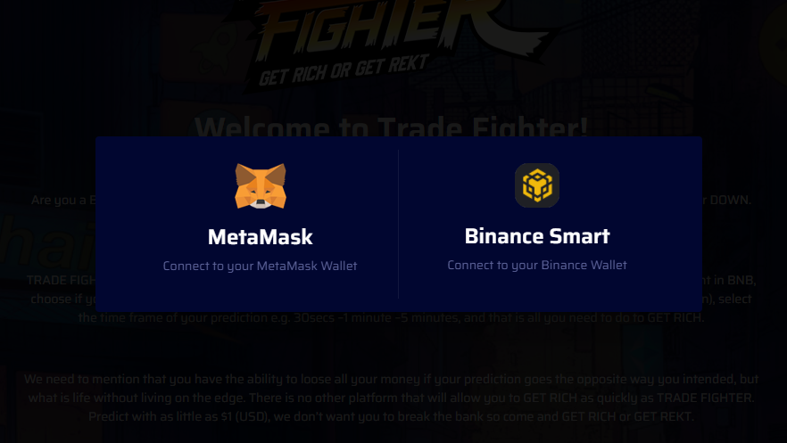 Trade Fighter: A new user-friendly crypto price prediction dApp built on Binance Smart Chain