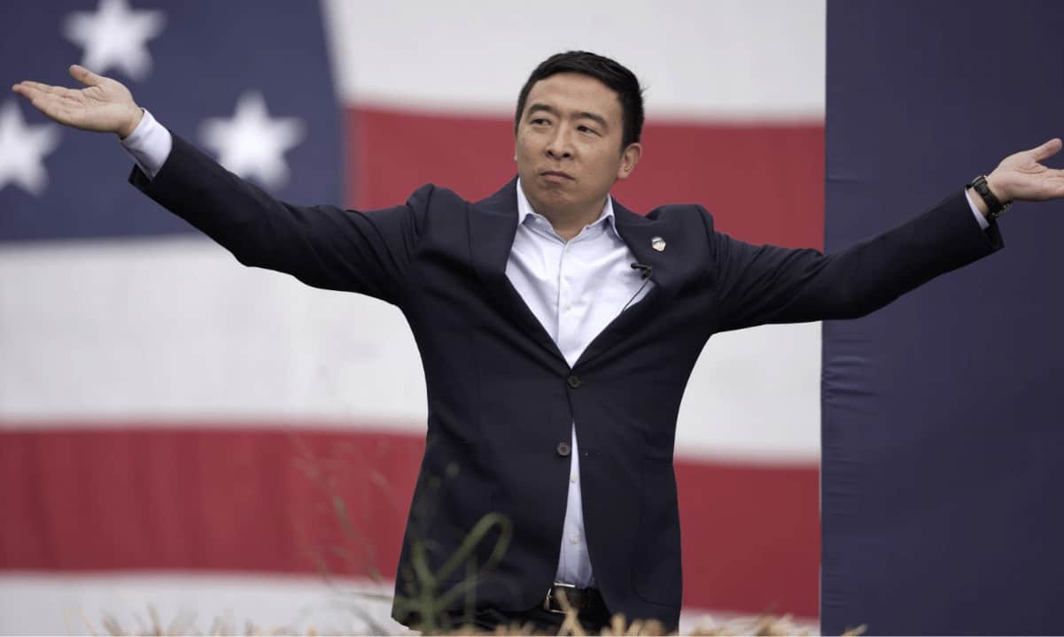 Andrew Yang Reveals His Political Party Will be Pro Crypto