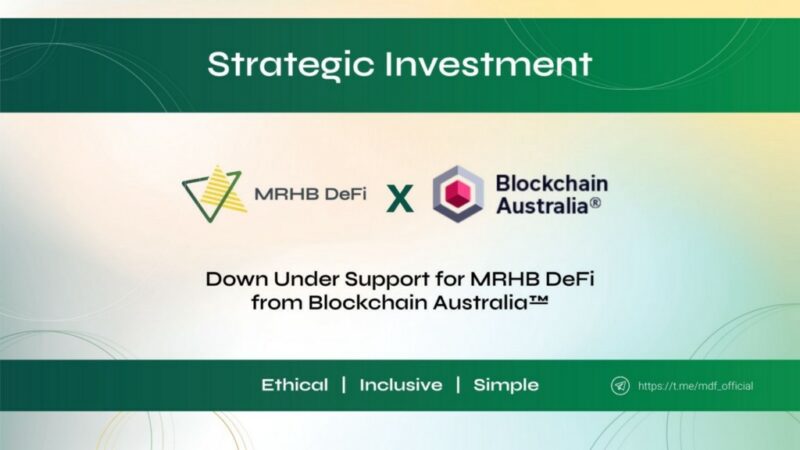 MRHB DeFi Gets Support Down Under from Blockchain Australia