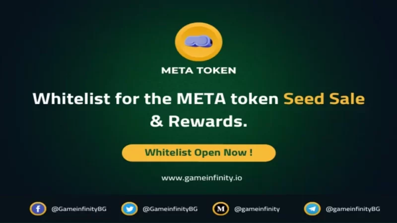 Whitelist On GameInfinity(META) For Rewards, P2E Games And Private sale.