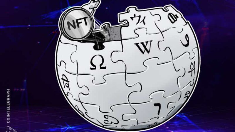 First Wikipedia edit NFT sells at Christie’s for $750K