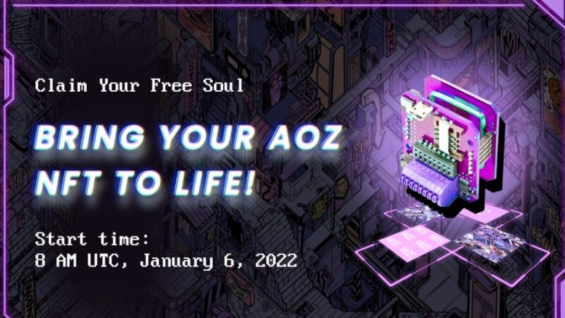 Bring Your AOZ NFT to Life! Claim Your Free Soul