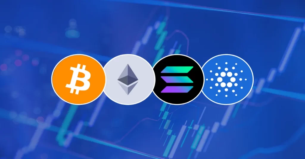 Here Are Potential Bottoms for Bitcoin (BTC), Ethereum (ETH), Solana (SOL), And Cardano (ADA)