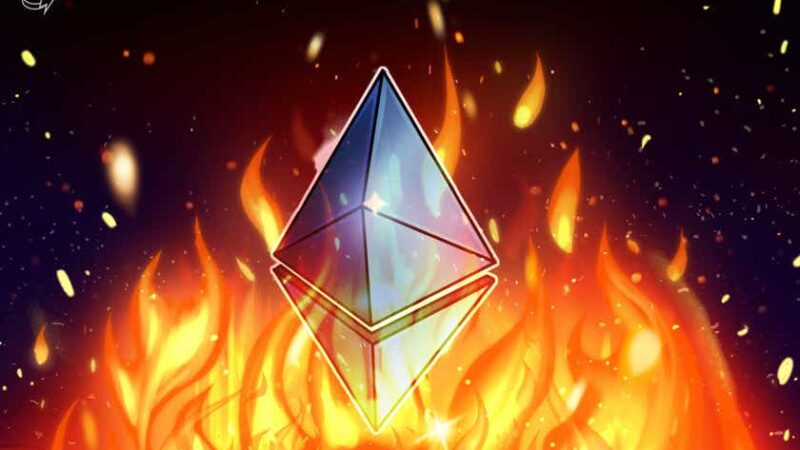 $1B worth of ETH burned in the past 30 days due to record high OpenSea NFT transactions