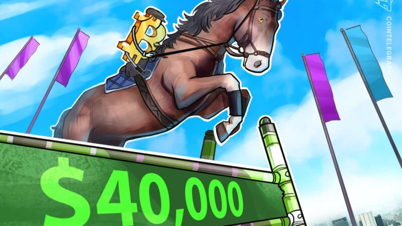 Bitcoin returns to $40K, liquidating over $50M of shorts in hours