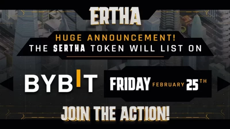 ERTHA Is Now Listing on ByBit Exchange.