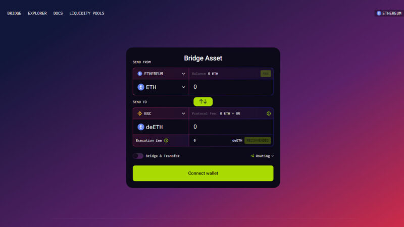 Mainnet goes live for cross-chain interoperability and liquidity protocol deBridge