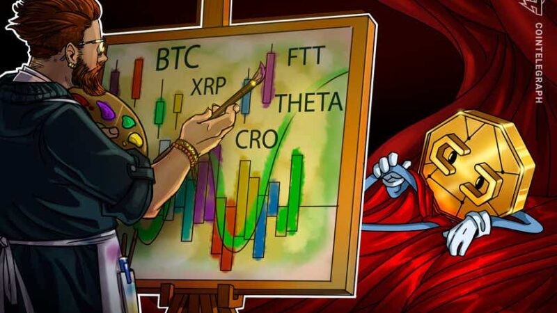 Top 5 cryptocurrencies to watch this week: BTC, XRP, CRO, FTT, THETA