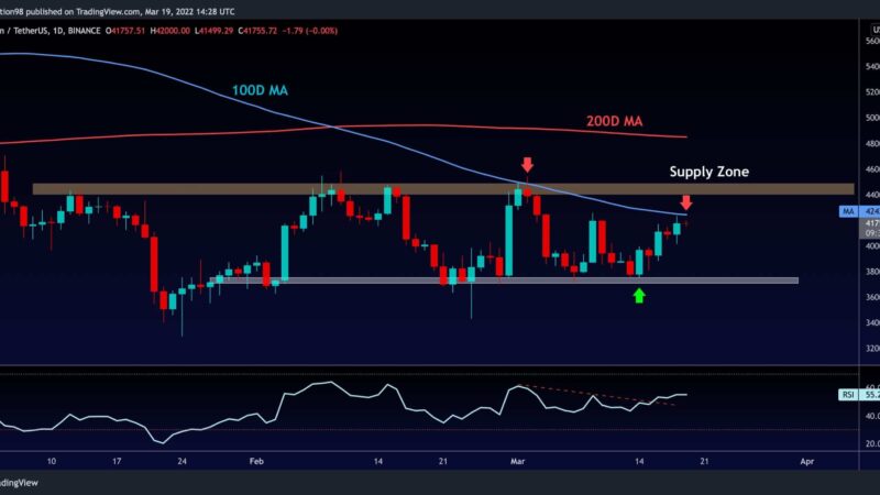 Bitcoin Price Analysis: Is $45K in Sight For BTC Following Recent Spike?