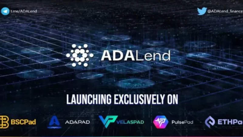Decentralized Lending Protocol Adalend Listing On ADAPad, BSCPad, ETHPad, VelasPad, PulsePad.