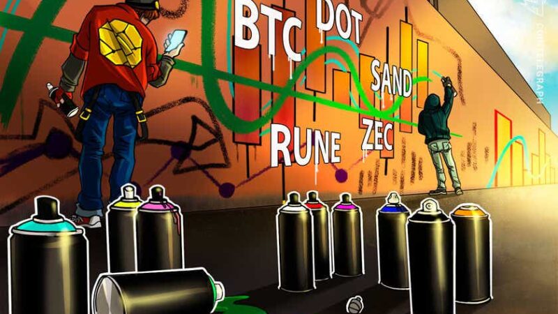 Top 5 cryptocurrencies to watch this week: BTC, DOT, SAND, RUNE, ZEC