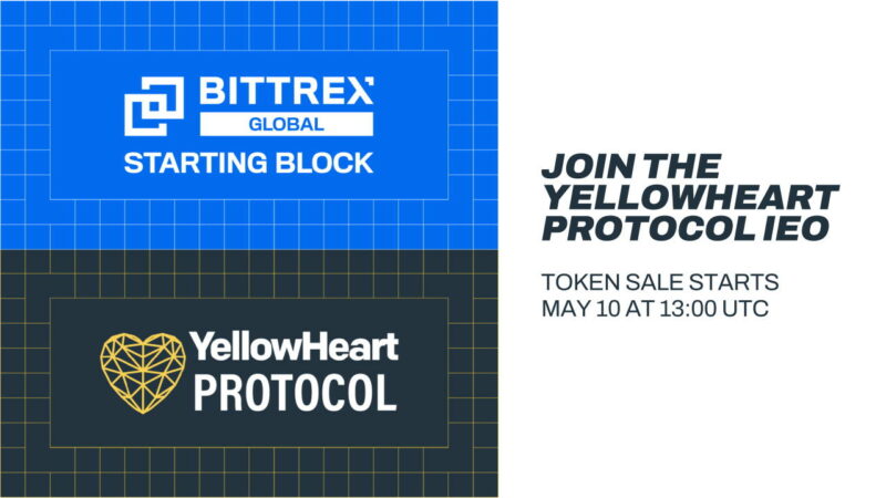 Revolutionary NFT Platform YellowHeart Protocol Set to Launch on Bittrex Global Starting Block