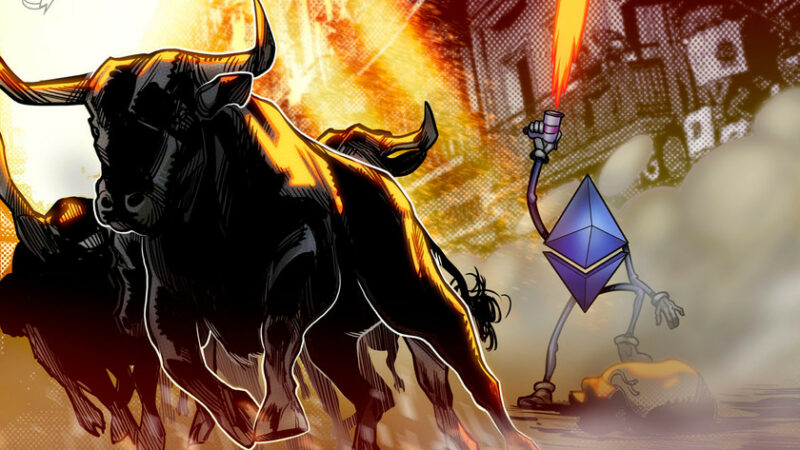Bearish head and shoulders pattern forces Ethereum traders to re-adjust their price targets
