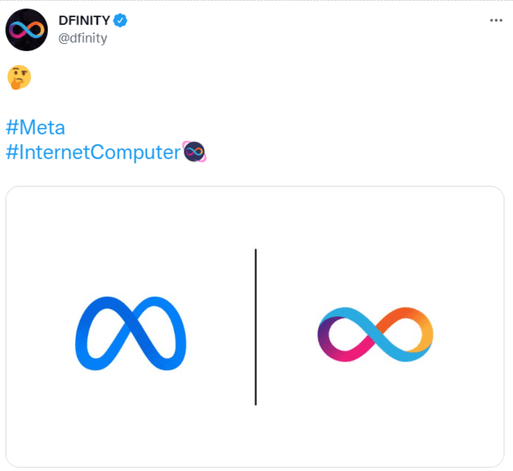 Dfinity Sues Meta for Trademark Registration of a Logo Similar to Theirs