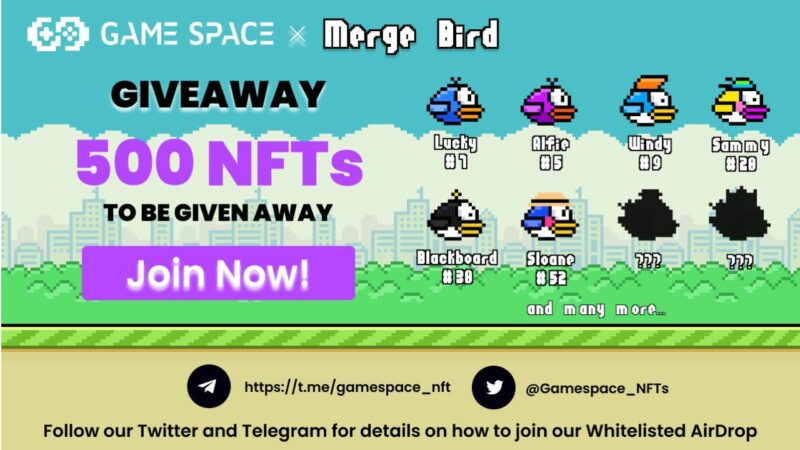 Game Space Releases Merge Bird on Its GameFi-as-a-Service (GaaS) Platform