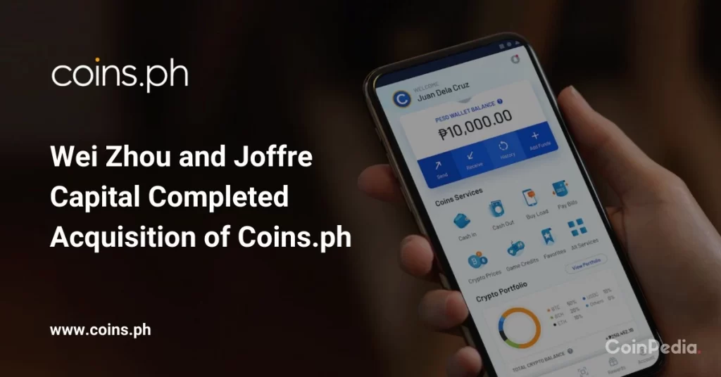 Wei Zhou And Joffre Capital Completes Acquisition Of Coins.ph