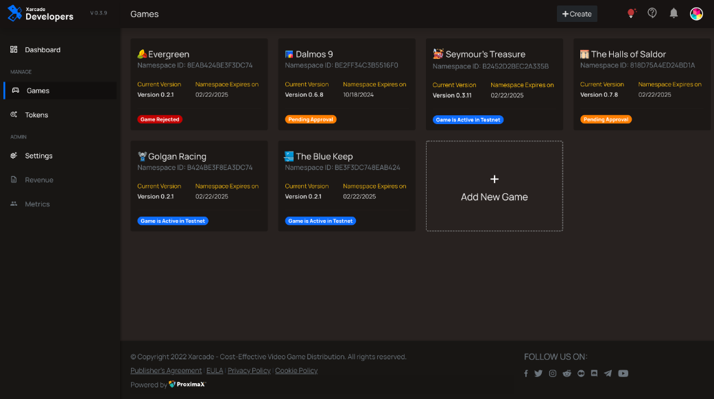 ProximaX’s game tokenization platform Xarcade launches testnet browser app