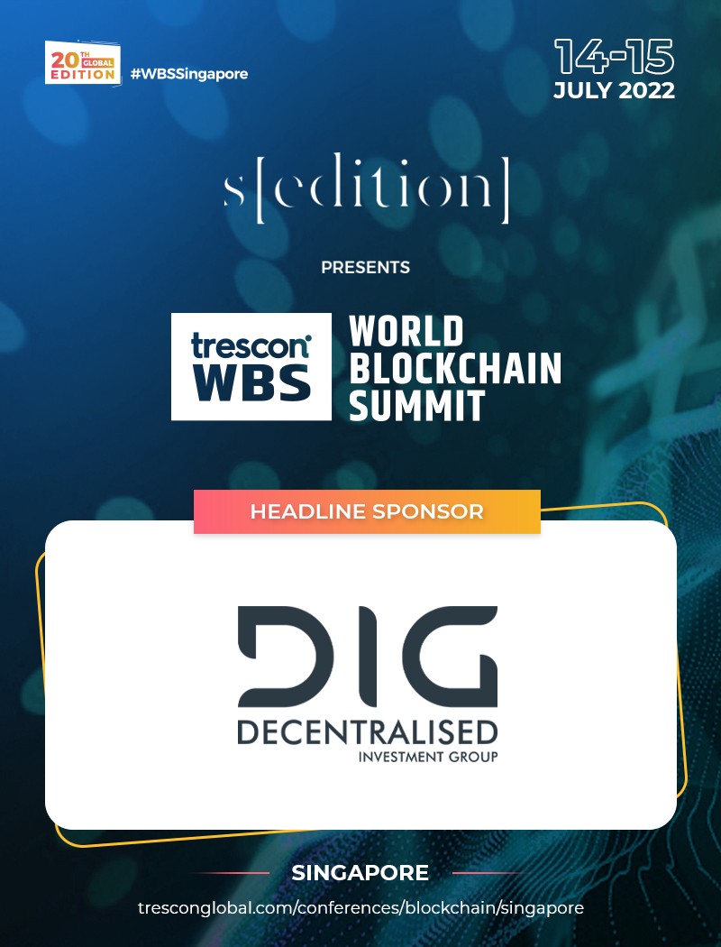 DIG joins World Blockchain Summit as Headline Sponsor