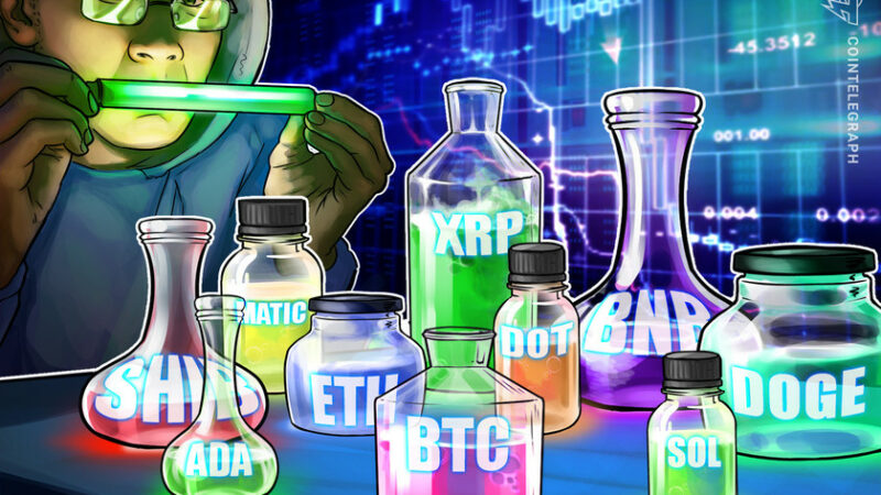 Price analysis 8/26: BTC, ETH, BNB, XRP, ADA, SOL, DOGE, DOT, SHIB, MATIC